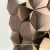 Import Rose Gold Hexagonal Metal 3D Effect Stainless Steel decorative Wall Mosaic  Tiles from China