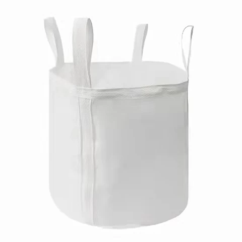 Round FIBC 100% Virgin PP Bag High Safety Factor Not Easily Broken Suitable for Lifting and Long-Distance Transportation