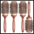 Import Round hairdressing professional salon ceramic hairbrushes from China