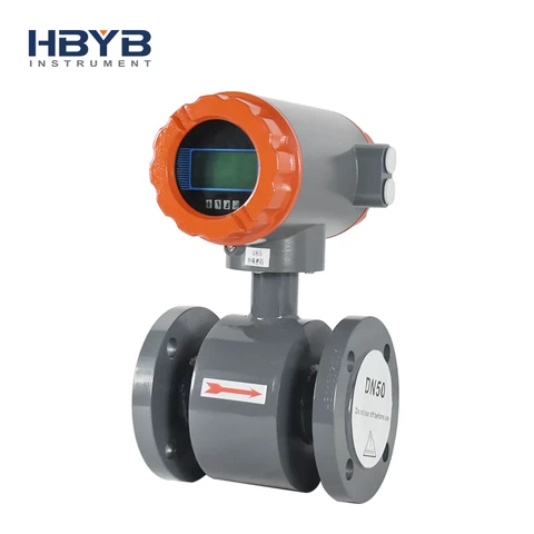 rs485  Digital Boiling hydrochloric acid Corrosion resistant Electromagnetic Flowmeter naoh liquid caustic soda flow meter