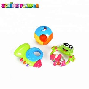 Safe 10 pack funny cute baby toys rattle from Xingbao