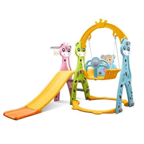 Safe And Firm Promotional Top Quality Indoor Kids Slides Mini Kid Plastic Slide Set