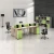 Import Sample Style Modular Open Office Workstation 4 Persons Office Workstation from China