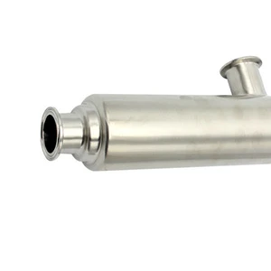 Sanitary stainless steel angle type filter water systems diesel filter parts with clamp