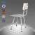 Import school classroom chair with metal leg from China