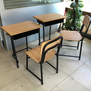 school desk and chair/school furniture/student furniture