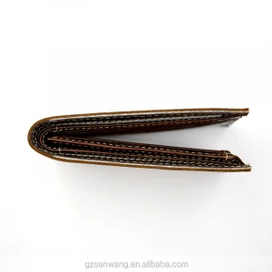 SENWANG China manufacturer wholesale genuine leather man wallet brand