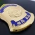 Shield Shape Security Guard Brass dieStamped soft enamel Badge