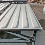Shipping container roof panel 5 Corrugations
