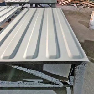 Shipping container roof panel 5 Corrugations
