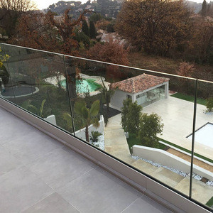 Side Mount Railing U Channel Buy Side Mounted U Channel For Frameless Glass Balcony Railing from ...