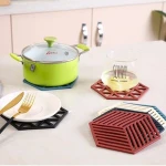 Silicone coaster thermal insulation anti scald pad Nordic ins style table mat silicone pad