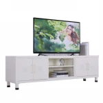 Simple  elegant Living room furniture steel cabinet TV stands use for home