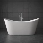 Simple pure acrylic bathtub freestanding bath tubs