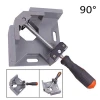 Single Handle 90 Degree Aluminum Alloy Right Angle Clip Angle Clip Frame Flat Jaw Angle Clamps