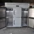 Import Six Doors Upright Refrigerator Commercial/ 1600L kitchen storage freezer from China