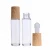 Import Skincare essential oil bottles roll on perfume bottles 10ml roller bottle with bamboo cap from China