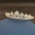 Import SLBRIDAL Gorgeous Wedding Cubic Zircon Tiara Bridal CZ Crown Queen Princess Pageant Party Headpiece Bridesmaids Hair Accessories from China