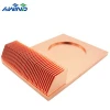 Small size  Cu 1100  heat sink with CNC machining process for Household appliances