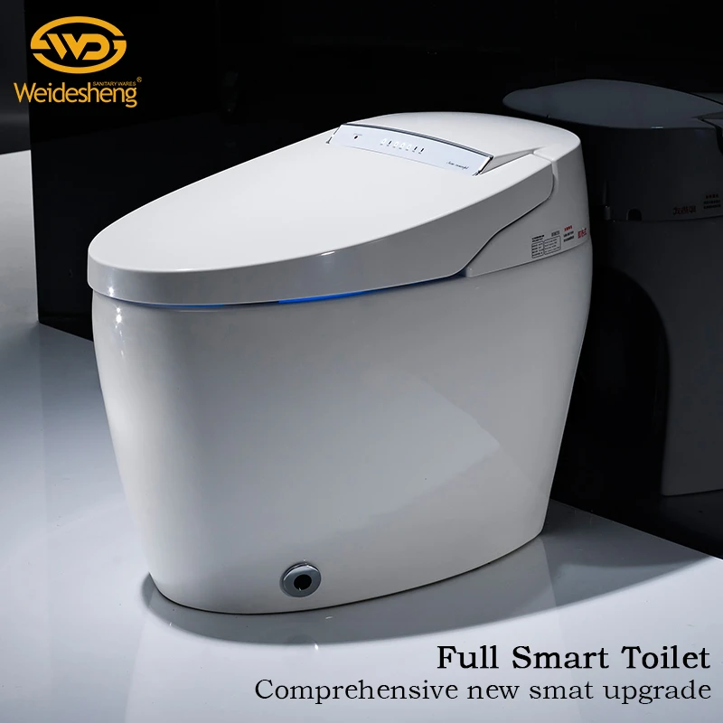 Smart toilet for elderly people  auto operation sensor electronic wc one piece bathroom