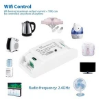 Smart WiFi wireless remote control switch compatible with iOS and Android compatible with ALEXA Google Home assistant nest
