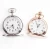 Import Smooth Cover Pure Color Zinc Alloy Case Quartz Movement Pocket Watch Gift Boxes from China
