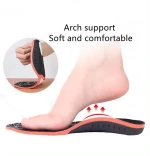 soft cushioning comfort shoes inserts plantar fasciitis pain relief flatfoot arch support kids orthotic insole