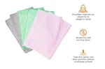 Soft Microfiber Fabric Cleaning Cloth Microfiber High and Low Pile Terry Towel Car Cleaning Cloth Drying Towel
