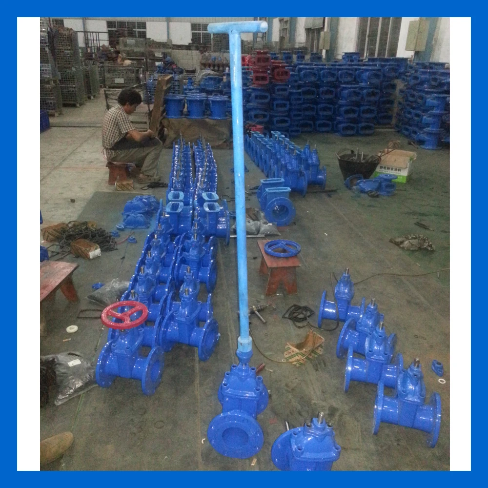 Soft seated Buried Gate valve with stem Cap And T- Key