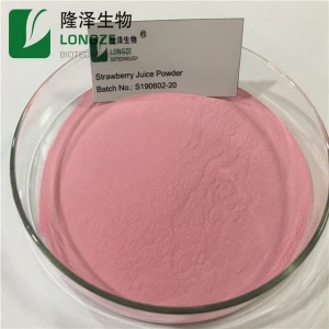 Soluble instant strawberry fruit juice flavour organic strawberry powder
