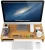 Import SONGMICS Desktop Organiser Standing Desk Bamboo Wooden Laptop PC Computer Monitor Stand Riser from Pakistan