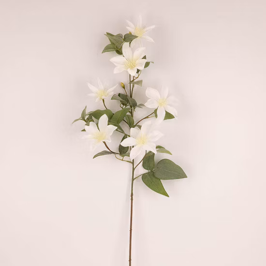 Wholesale Clematis Flower Row Artificial Flowers and Plants for Wedding Decoration