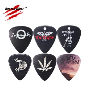 Specialized Standard Celluloid Color Printing 7 String Guitar Pick