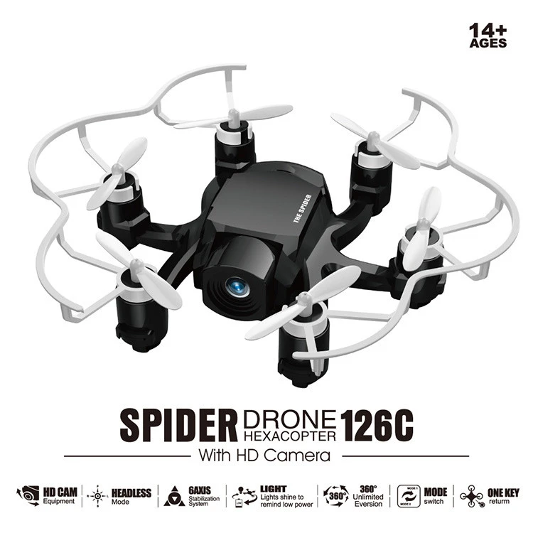 Spider drone 3.7v dc motor cheapest HD camera handmade microlight rc aircraft for sale