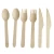 Import spoon fork knife 24 sets wooden knife and fork from China