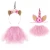 Import Spring Girls Princess Tutu Skirt With Unicorn Headband for Party from China