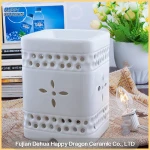 Square Electric Ceramic Fragrance oil Burner with Cutout