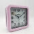 Square Silent Office LED Night Light Snooze Table Alarm Clock