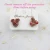 Import ST-5 12/16mm Glitter Acrylic Castle Stud Earrings Female Mouse Head Stud Earrings Allergy Free Earring from China