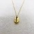 Import Stainless steel Golden Shell Necklace Jewelry 18k gold rope female fashion accessories Pendant Simple Clavicle Chain necklaces from China