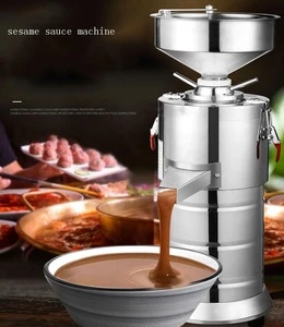 Stainless steel peanut butter making machine/tahini sesame maker/sesame grinding machine