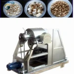 Stainless steel popcorn maker with butter melting container