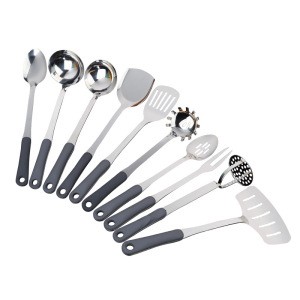 Stainless steel silicone handle kitchenware Vermicelli Pasta server Kitchen supplies