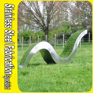 Stainless Steel Statue Metal Garden Sculpture Large Outdoor Statues