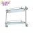 Import stainless steel Wall mounted Bathroom accessory tempered Glass Shelf corner shelf bath caddy shelf from China