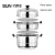 Import steamer pot 1/2/3 layer Stainless steel commercial Food dim sum steamer cooking pot cookware sets hotel kitchen from China