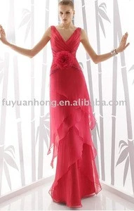 strap folwer front homecoming prom dress 2011 /FYH-EV071