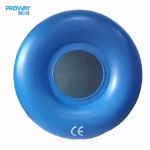 Summer Blow Up Round Water Pool Toy with Mesh Inflatable Swim Ring Seat Float