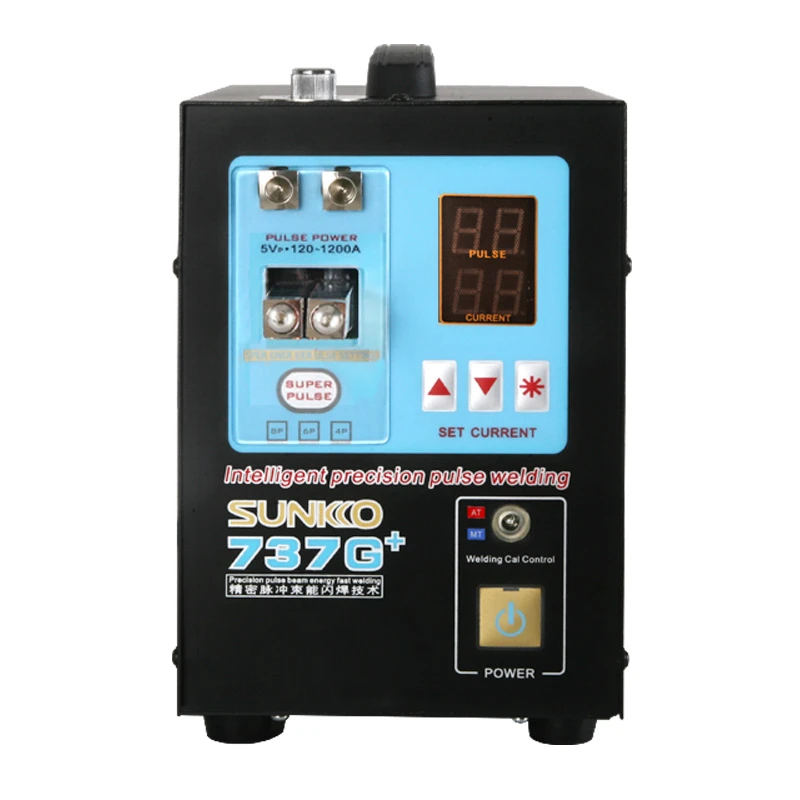 Sunkko 737G+ battery spot welder 18650 battery welding machine 110V