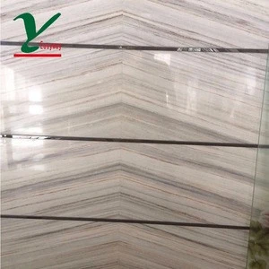 Sunny Wooden marble with wood veins China Natural slab Cheap Polished Discount 24x24 Tiles marble 2x2 floor tiles price